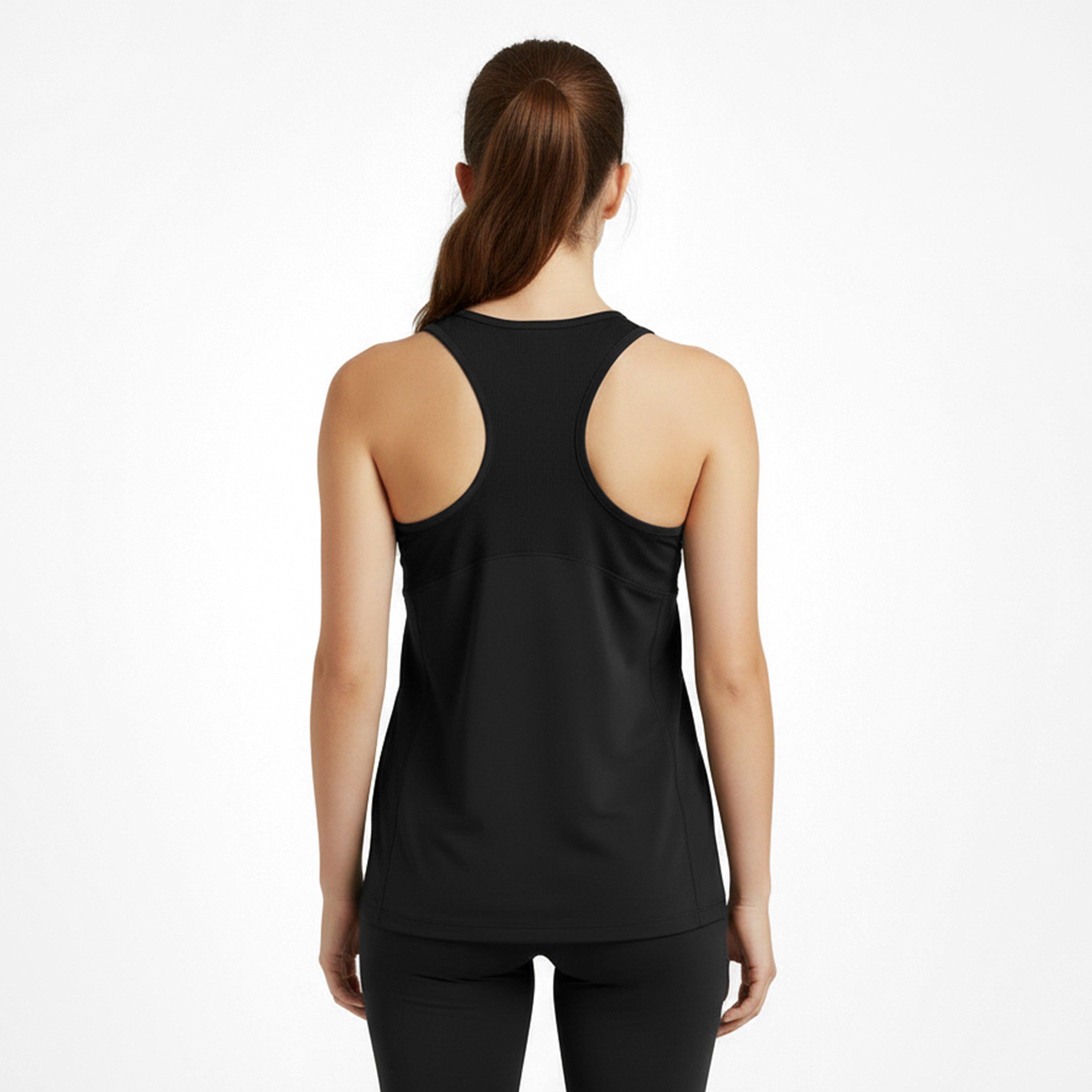 Black - USA Pro - Pro Tight Tank Top Junior Girls - 4