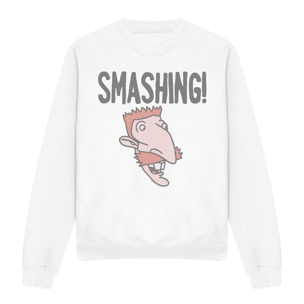 White - Other - Nickelodeon 90S Smallashing! Crew Sweatshirt Whit - 4