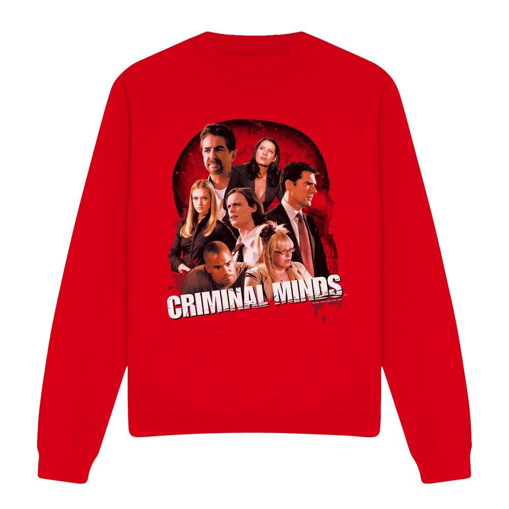 Red - Other - Criminal Minds Brain Trust Crew Sweatshirt Red - 4