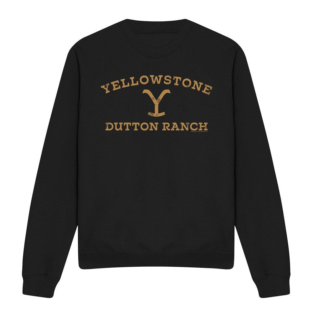 Black - Other - Yellowstone Arched Logo Crew Sweatshirt Black - 4