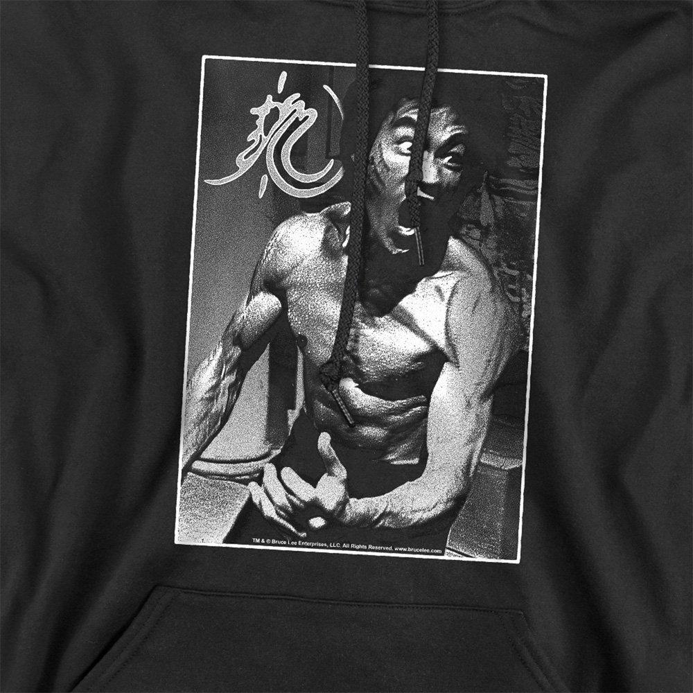 Black - Other - Bruce Lee Focused Rage Hoodie Black - 2