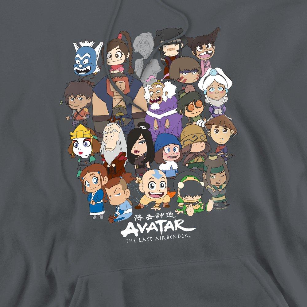 Charcoal - Other - Avatar The Last Airbender Chibi Group Hoodie Char - 2