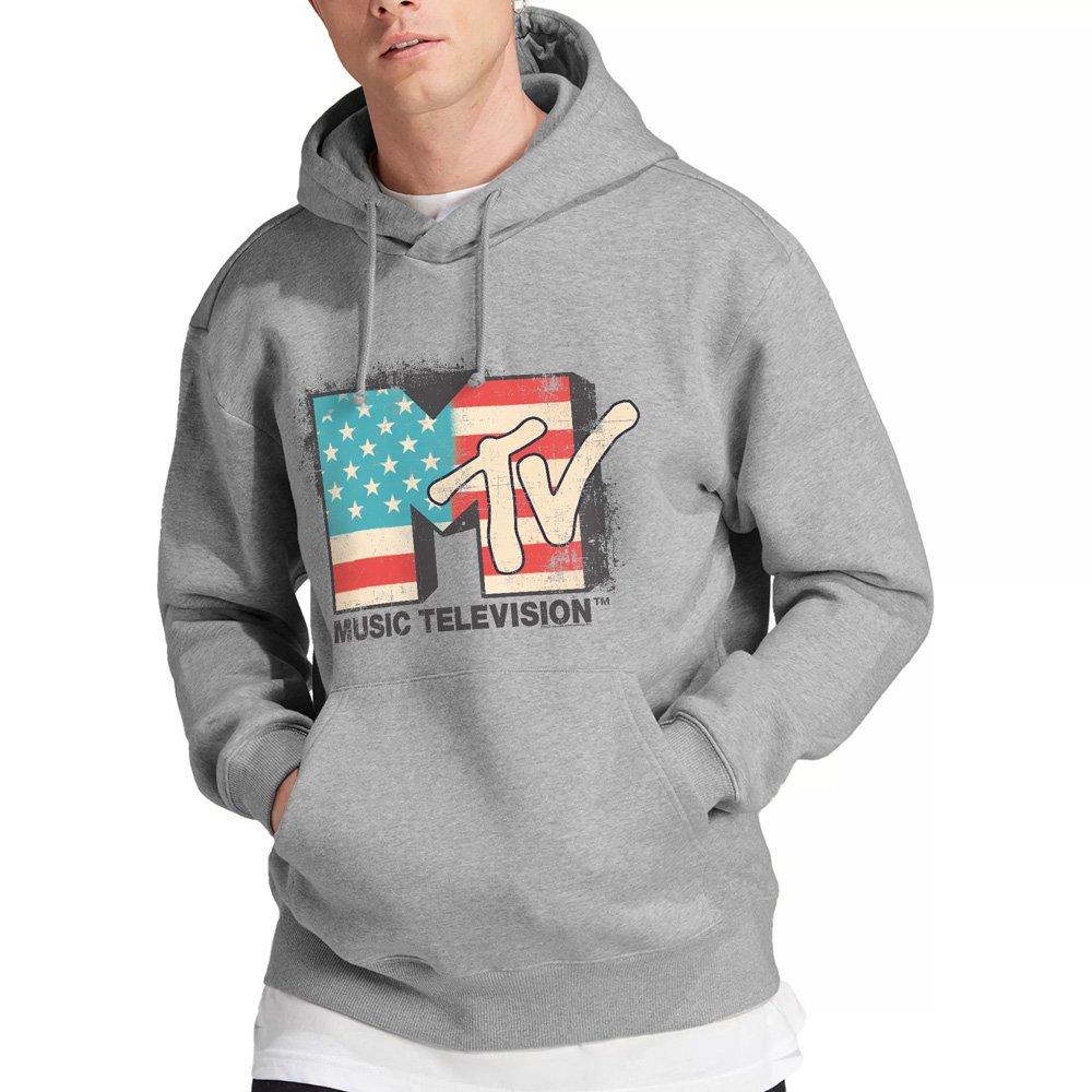 Light Grey - Other - MTV American Logo Hoodie Athletic Heather - 1