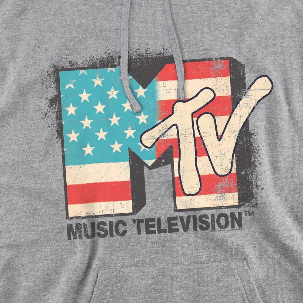 Light Grey - Other - MTV American Logo Hoodie Athletic Heather - 2