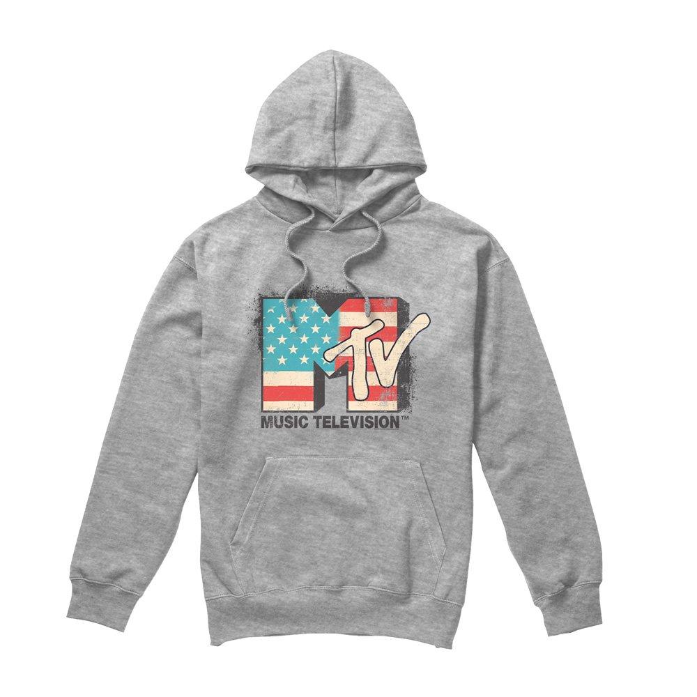 Light Grey - Other - MTV American Logo Hoodie Athletic Heather - 4