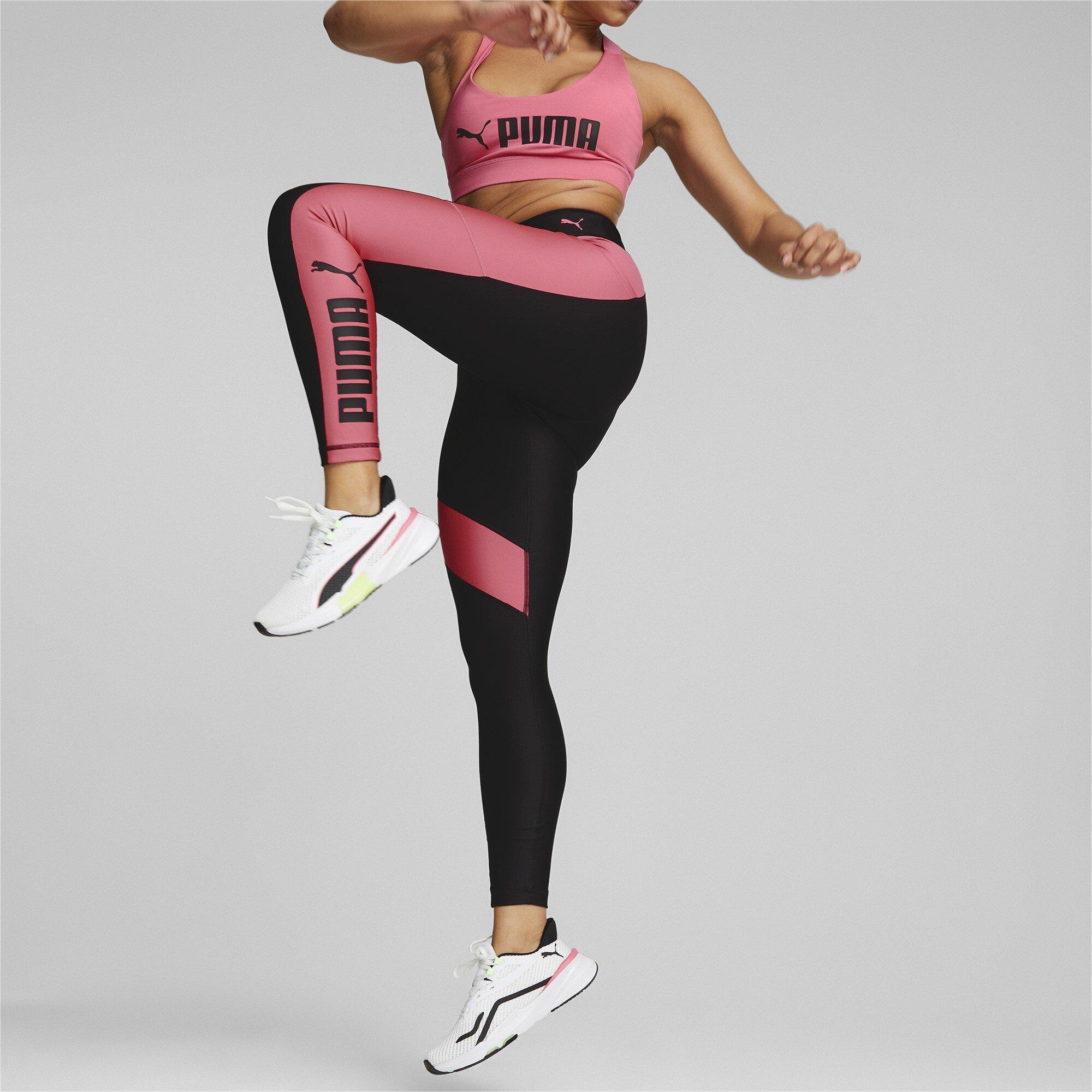 Black/Pink - Puma - 7/8 Fit Tights Womens - 2