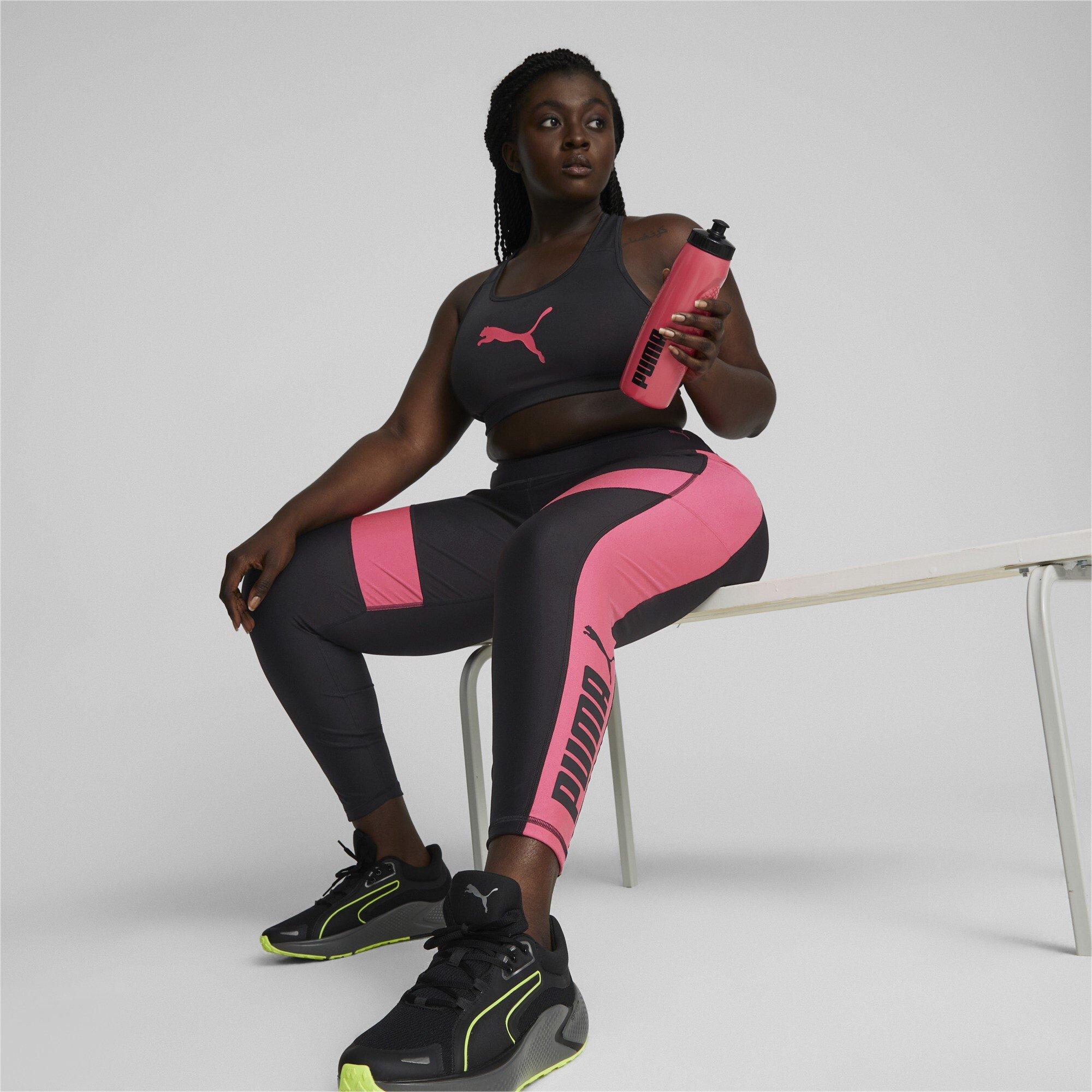Black/Pink - Puma - 7/8 Fit Tights Womens - 7