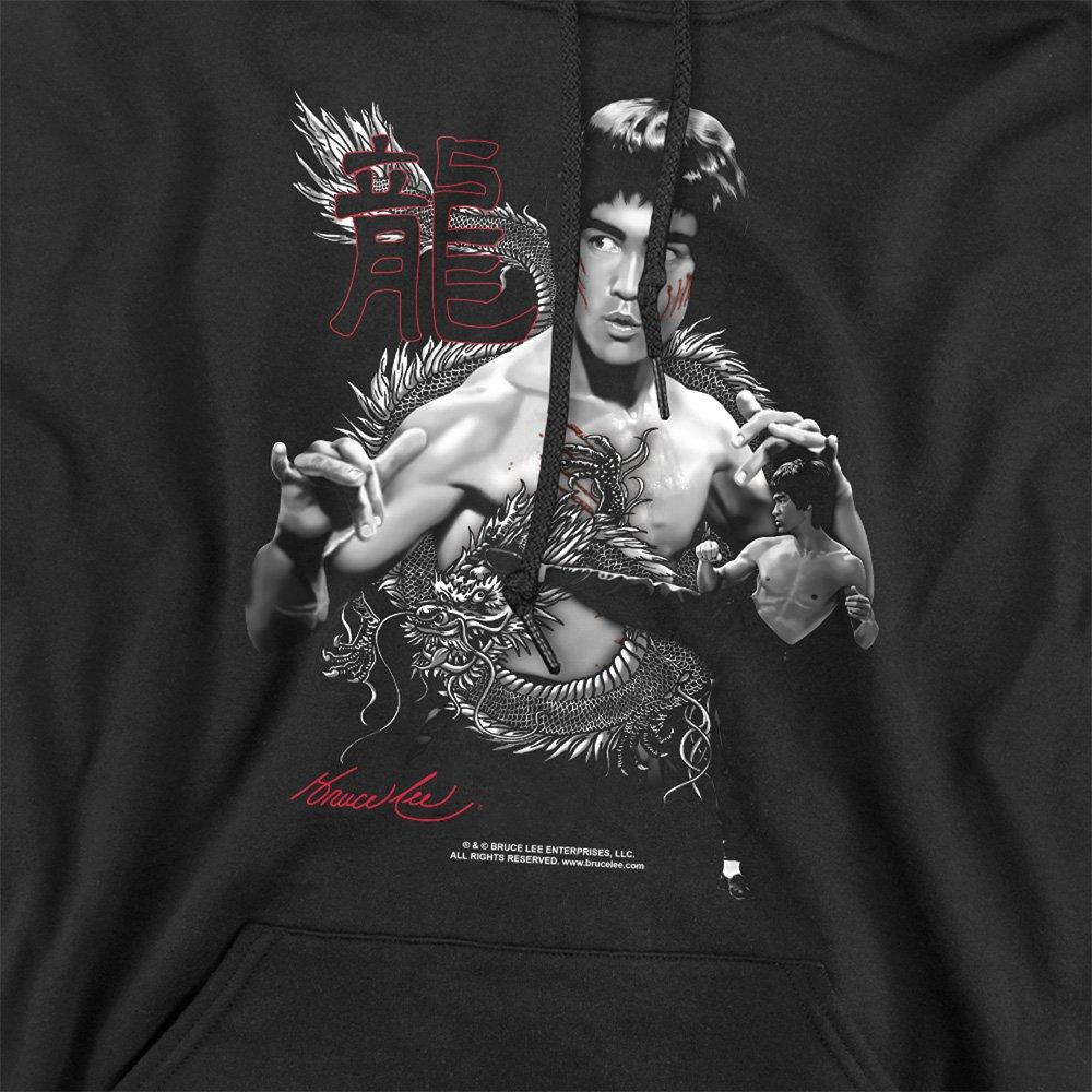Black - Other - Bruce Lee The Dragon Hoodie Black - 2