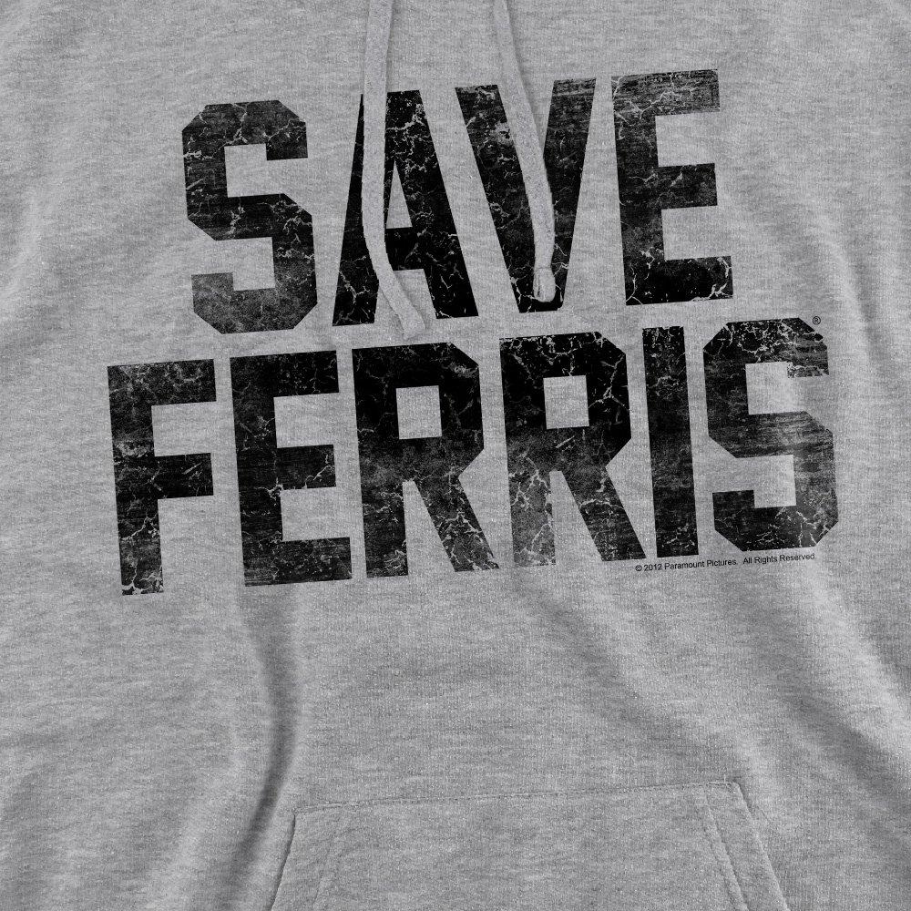 Light Grey - Other - Ferris Bueller Save Ferris Hoodie Athletic Heathe - 2