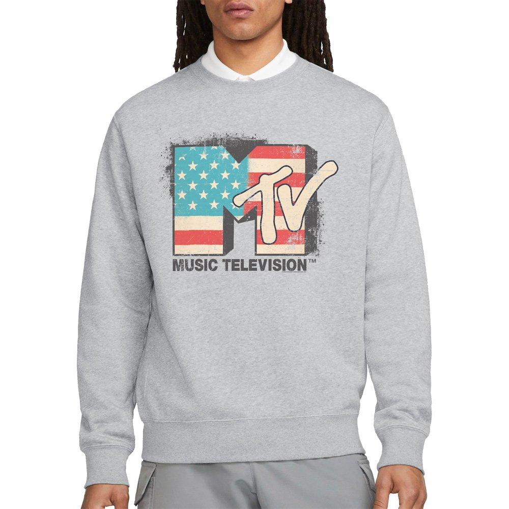 Light Grey - Other - MTV American Logo Crew Sweatshirt Athletic Heathe - 1