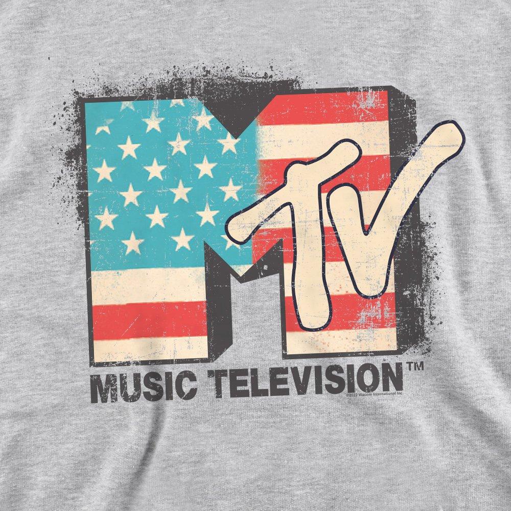 Light Grey - Other - MTV American Logo Crew Sweatshirt Athletic Heathe - 2