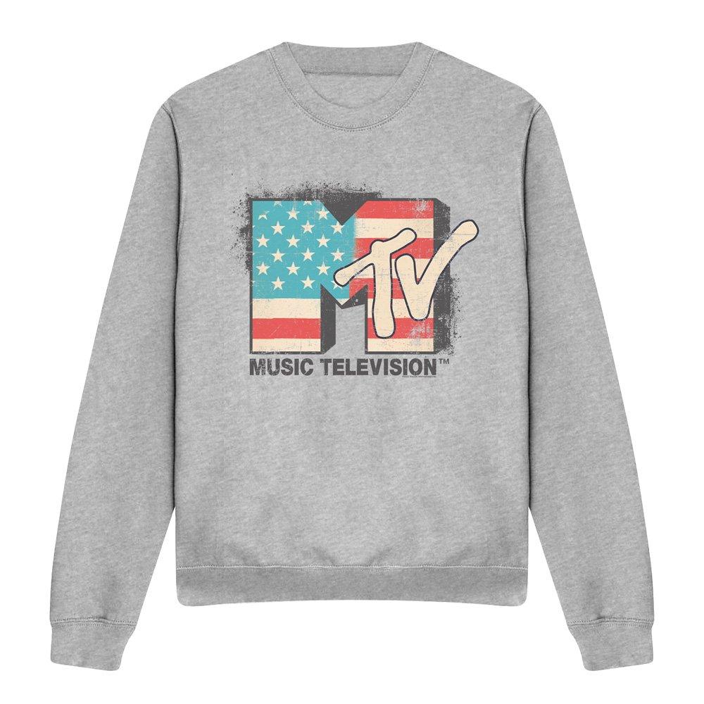 Light Grey - Other - MTV American Logo Crew Sweatshirt Athletic Heathe - 4