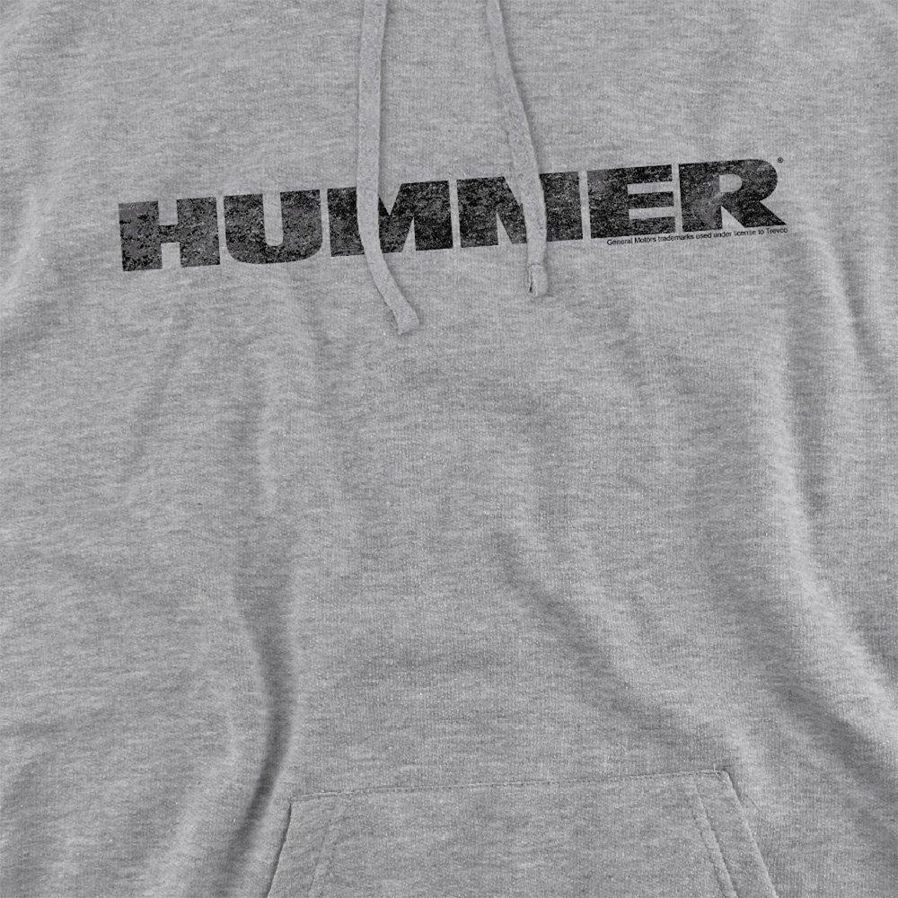 Grey - Other - Hummer Distressed Hummer Logo Hoodie Athletic Hea - 2