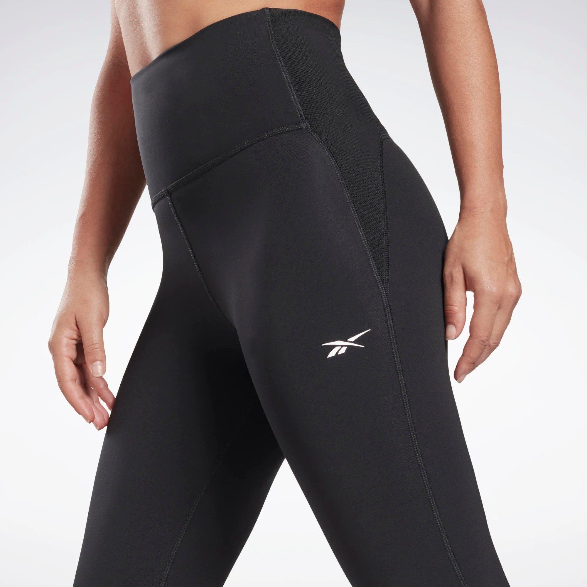 Black - Reebok - Lux Perform High Rise Womens Leggings - 5