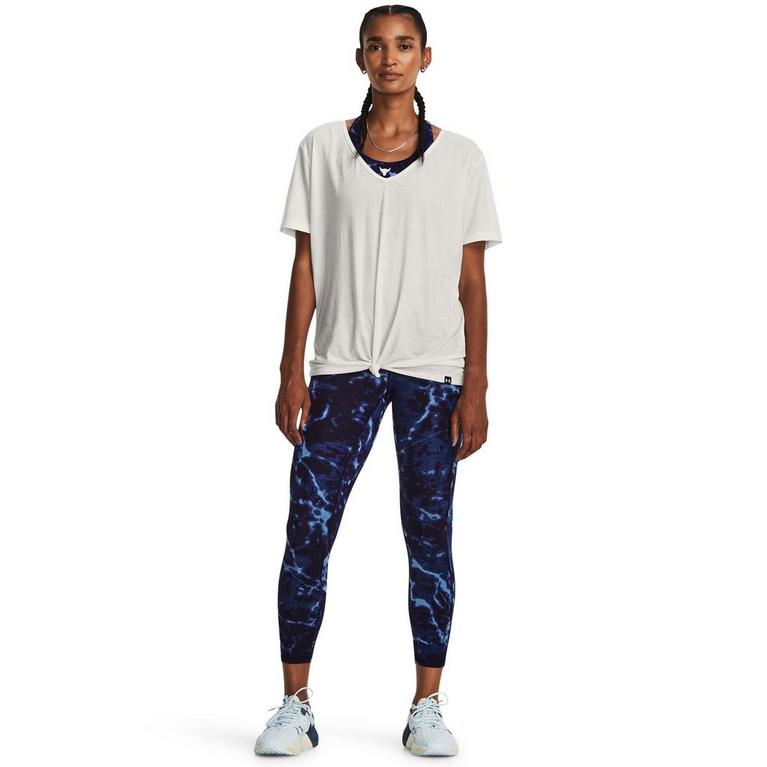 Top desportivo Under armour Pullo Mid Keyhole rosa vermelho - Under armour Pullo - under armour Pullo fouter - 4