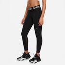 Schwarz - Nike - Pro Women's Mid-Rise Mesh-Panelled Leggings - 3