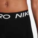 Noir - Nike - Pro Women's Mid-Rise Mesh-Panelled Leggings - 6