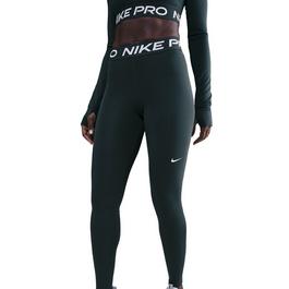 Nike Pro Women's Mid-Rise Mesh-Panelled Leggings