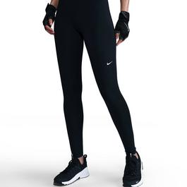 Nike Pro Womens Mid Rise Mesh Panelled Leggings