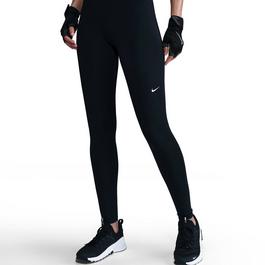 Nike Pro Women's Mid-Rise Mesh-Panelled Leggings