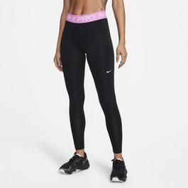 Nike Pro Women's Mid-Rise Mesh-Panelled Leggings
