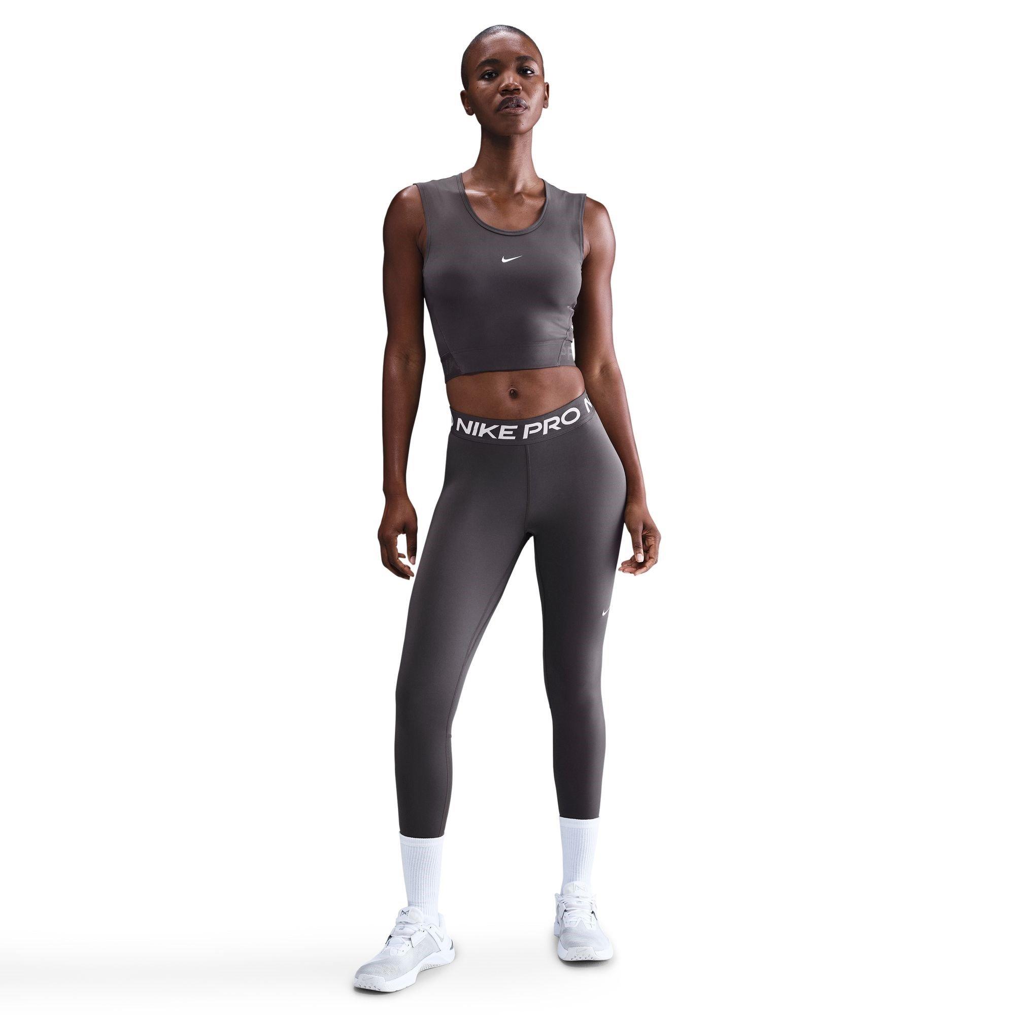 Nike Pro Women's Mid-Rise Mesh-Panelled Leggings