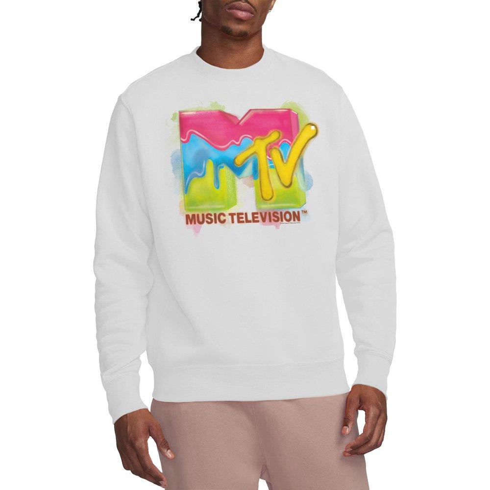 White - Other - MTV Paint Logo Crew Sweatshirt White - 1