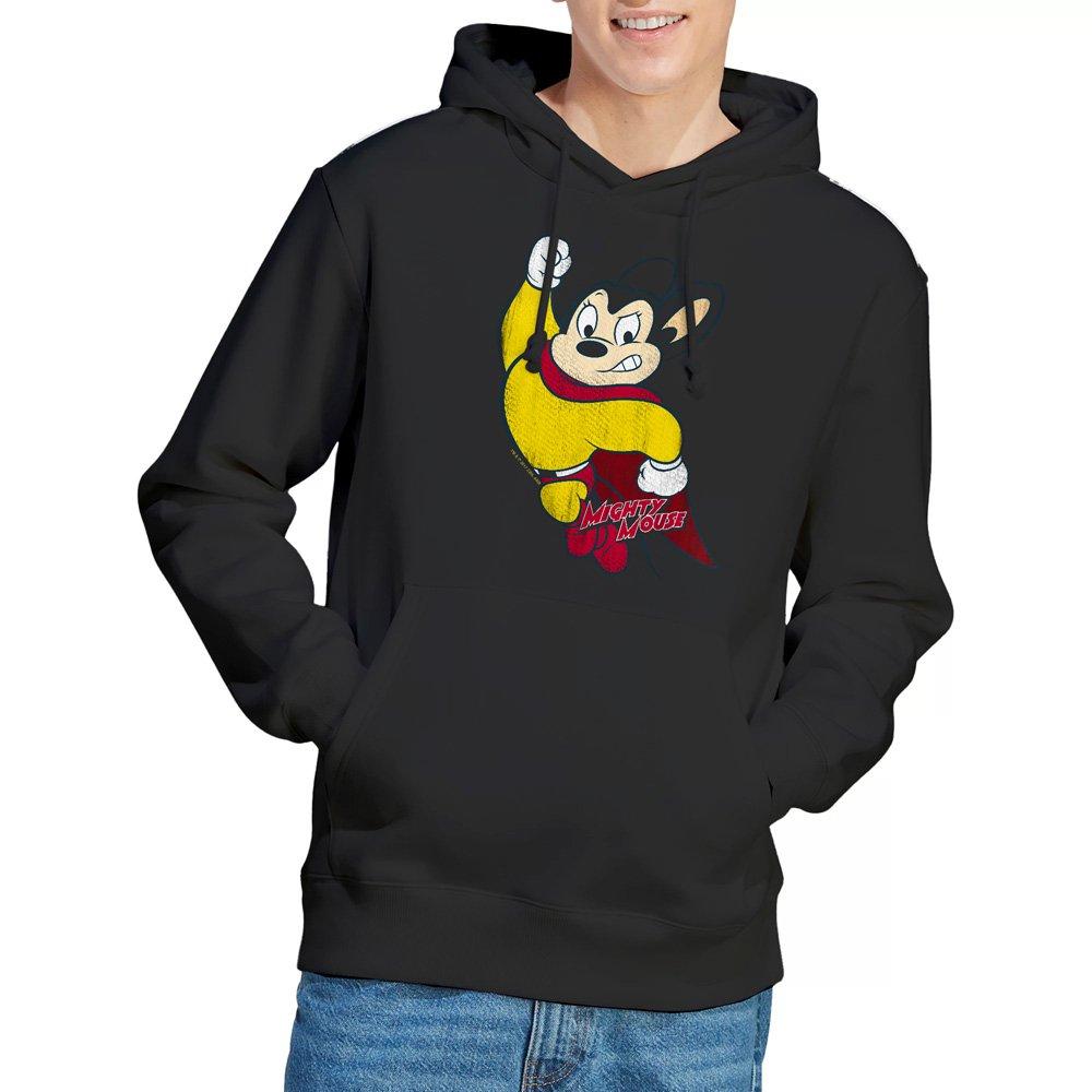 Black - Other - Mighty Mouse Classic Hero Hoodie Black - 1