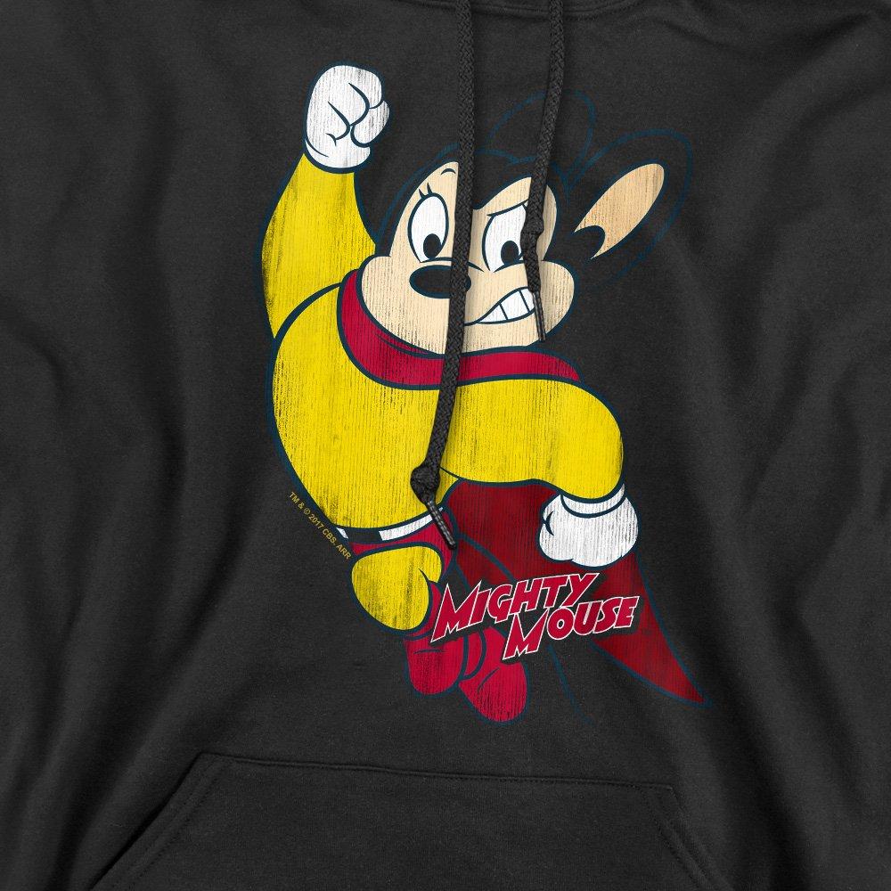 Black - Other - Mighty Mouse Classic Hero Hoodie Black - 2