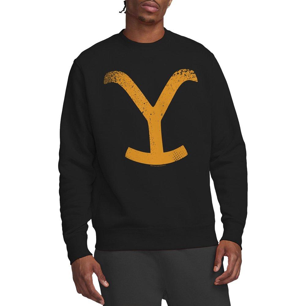 Black - Other - Yellowstone Large Brand Crew Sweatshirt Black - 1