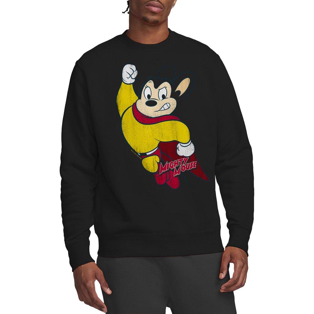 Black - Other - Mighty Mouse Classic Hero Crew Sweatshirt Black - 1