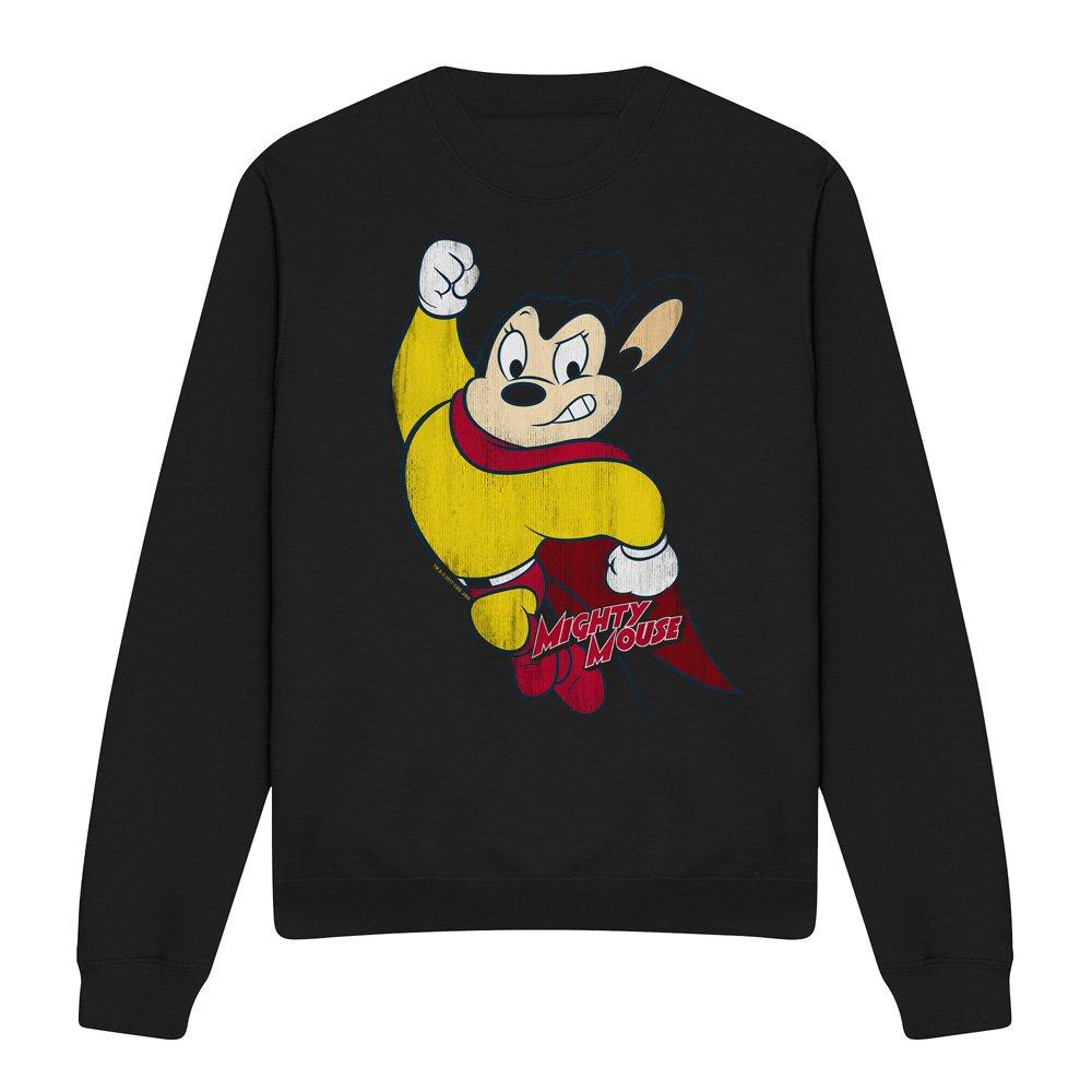 Black - Other - Mighty Mouse Classic Hero Crew Sweatshirt Black - 4