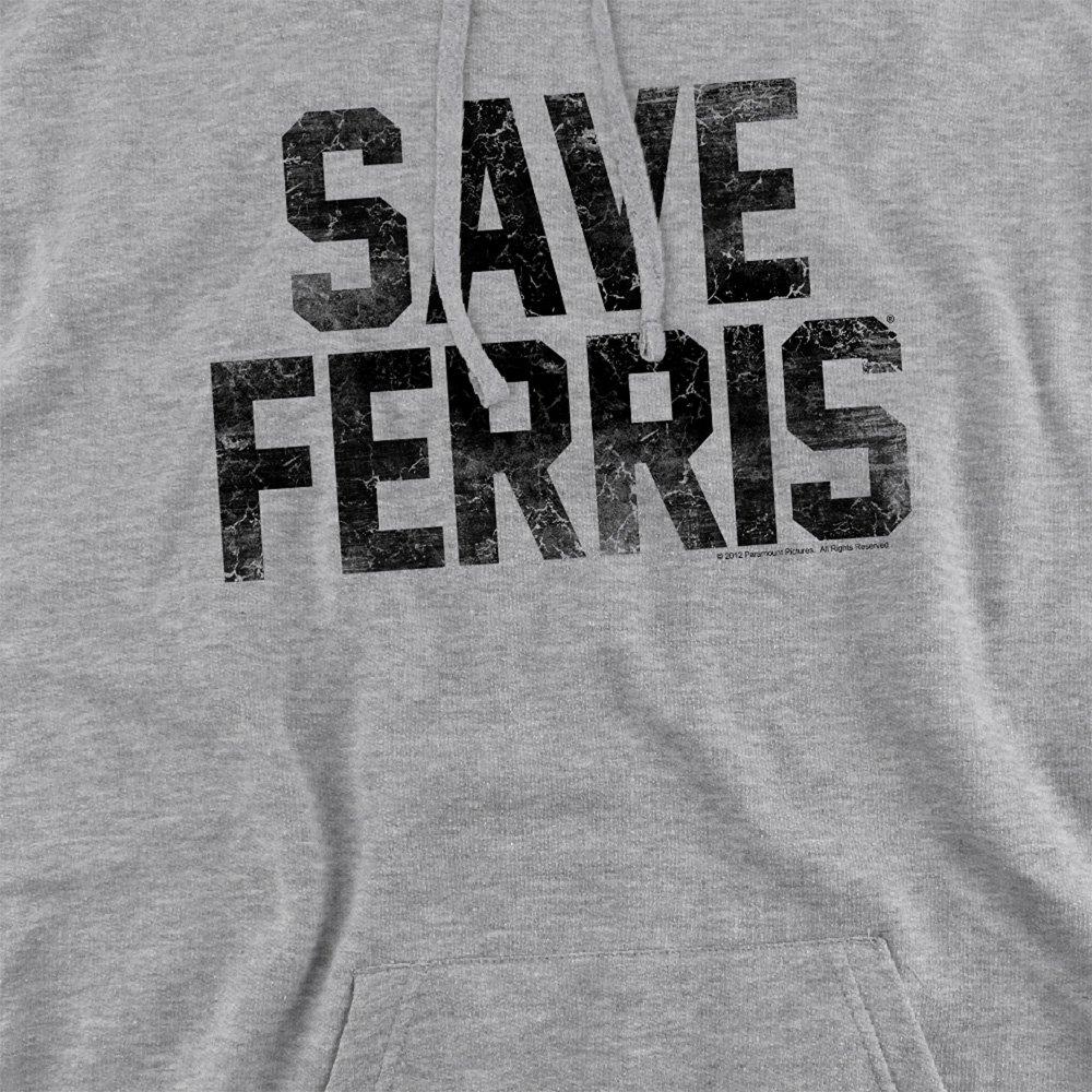 Grey - Other - Ferris Bueller Save Ferris Hoodie Athletic Heathe - 2