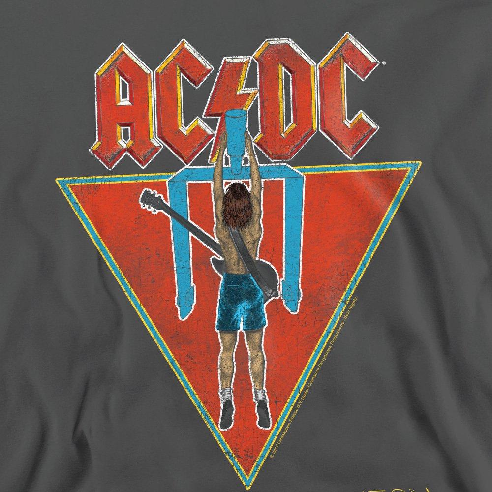 Charcoal - ACDC - AC DC Flick Of The Switch Crew Sweatshirt Charcoa - 2