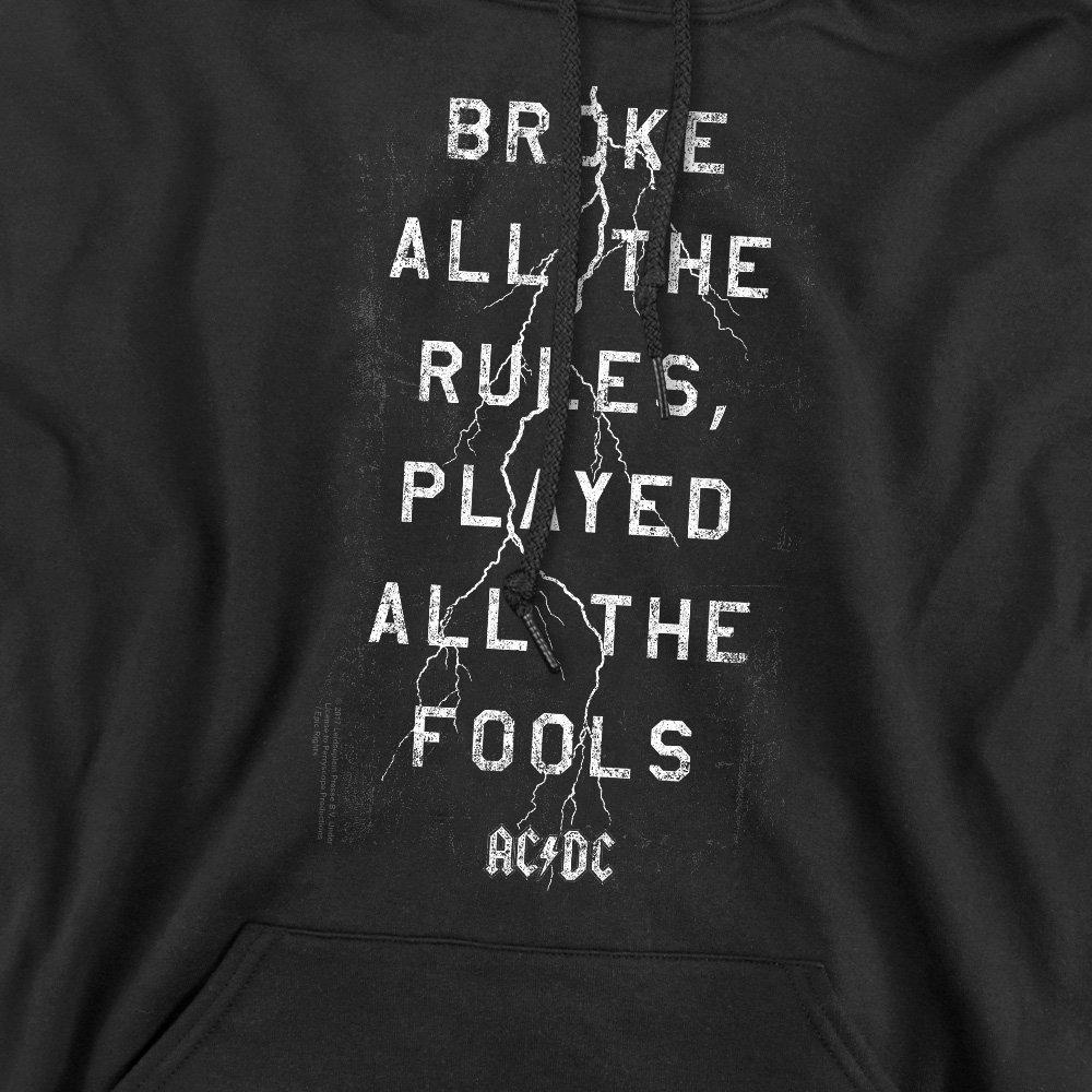 Black - ACDC - AC DC Struck Hoddie Black - 2