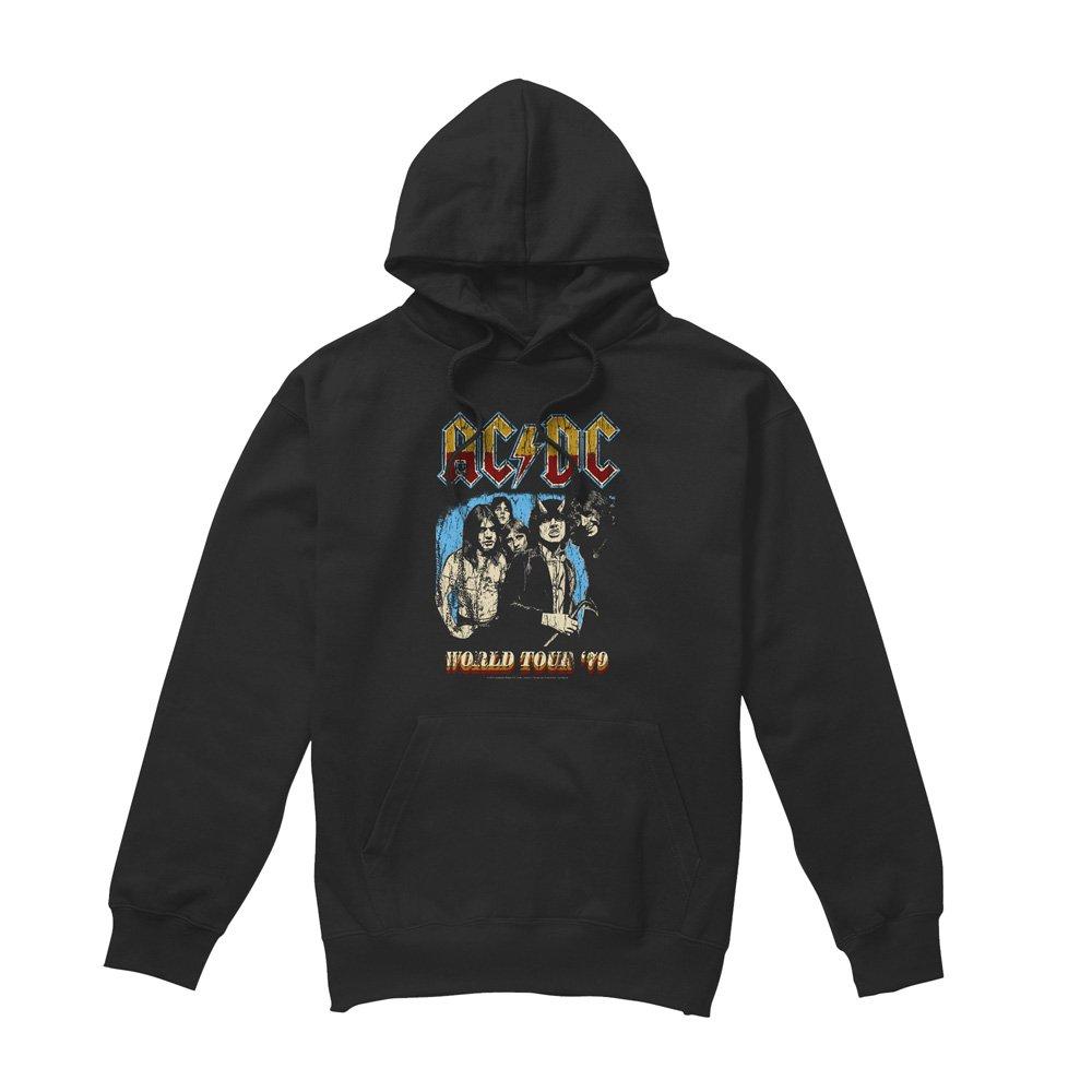 Black - ACDC - AC DC World Tour 79 Hoddie Black - 4