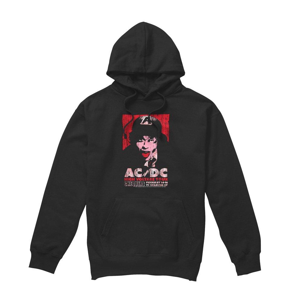 Black - ACDC - AC DC High Voltage Live 1975 Hoddie Black - 4