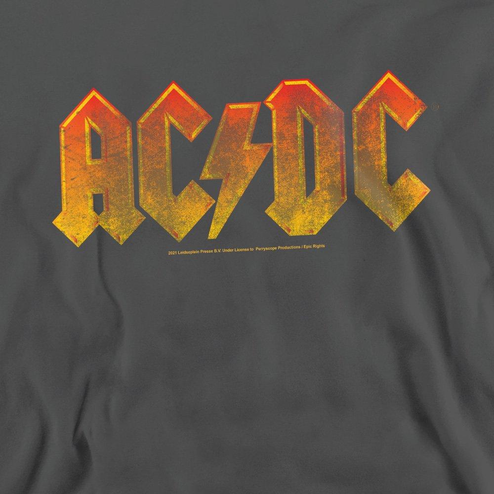 Charcoal - ACDC - AC DC Gradient Logo Crew Sweatshirt Charcoal - 2
