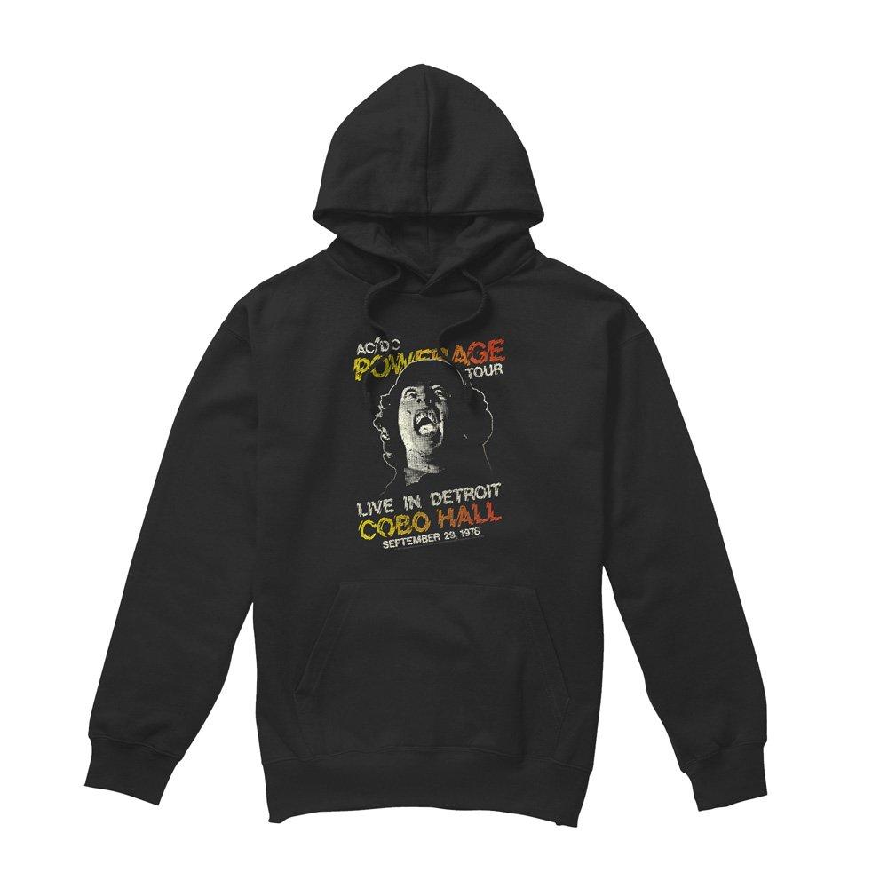 Black - ACDC - AC DC Powerage Tour Hoddie Black - 4