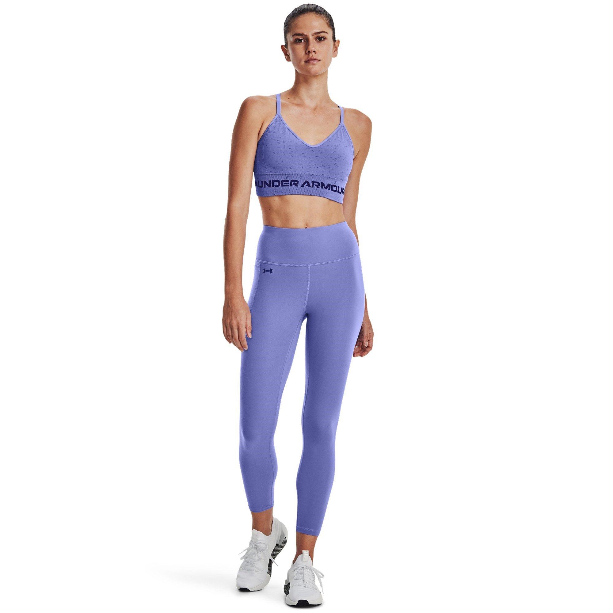 Blue - Under Armour - Armour Motion Ankle Leggings Womens - 4