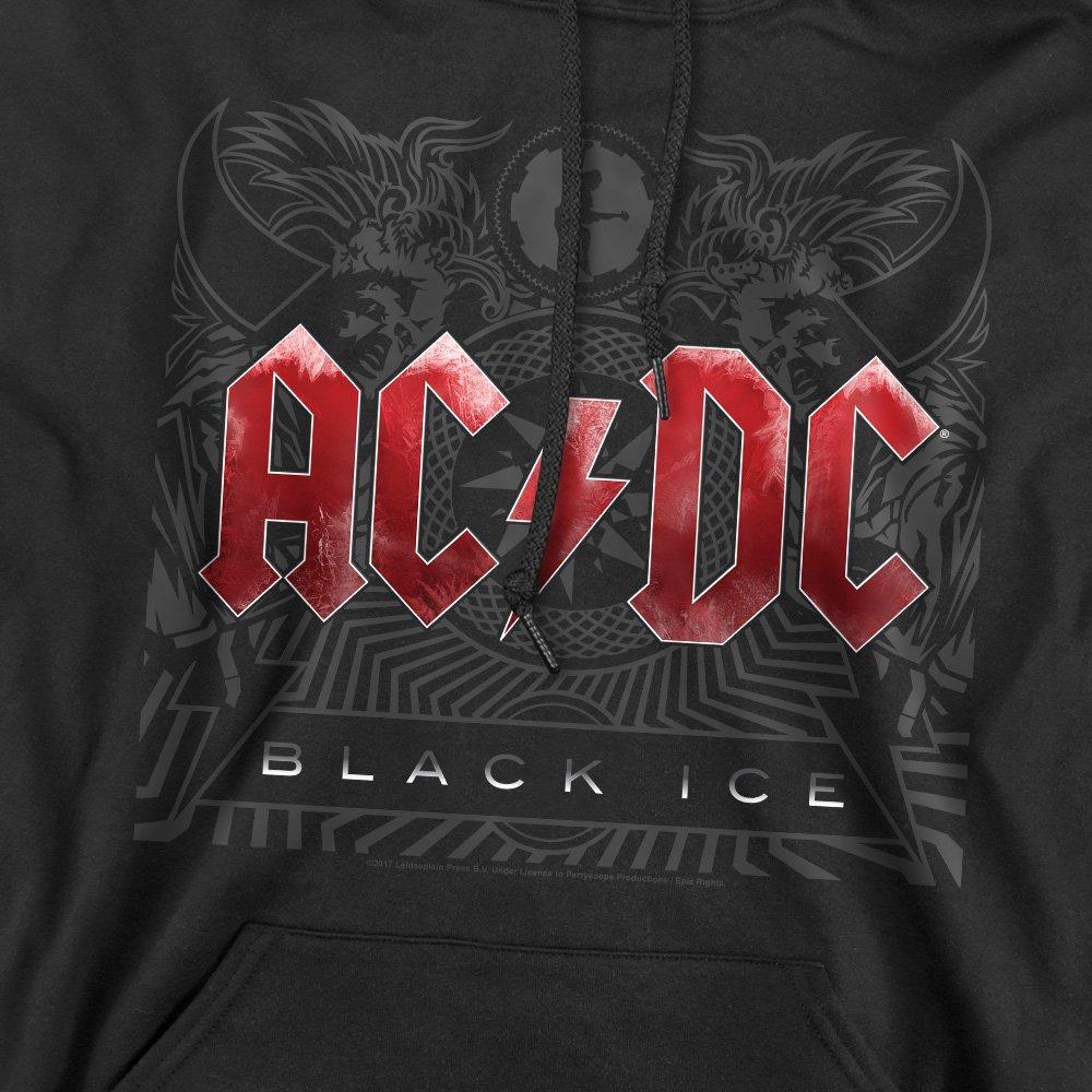 Black - ACDC - AC DC Black Ice Hoodie Black - 2