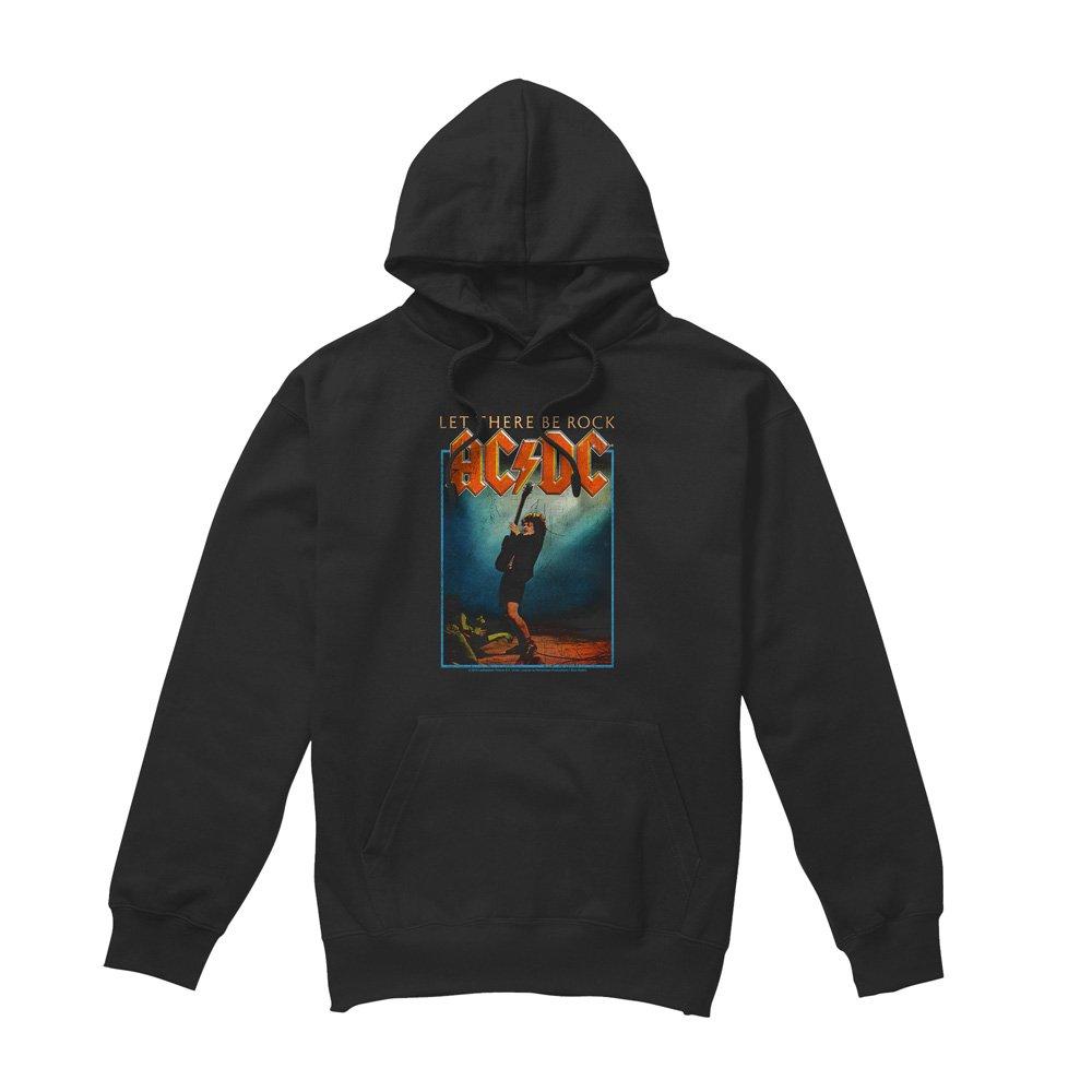 Black - ACDC - AC DC Let There Be Rock Hoodie Black - 4