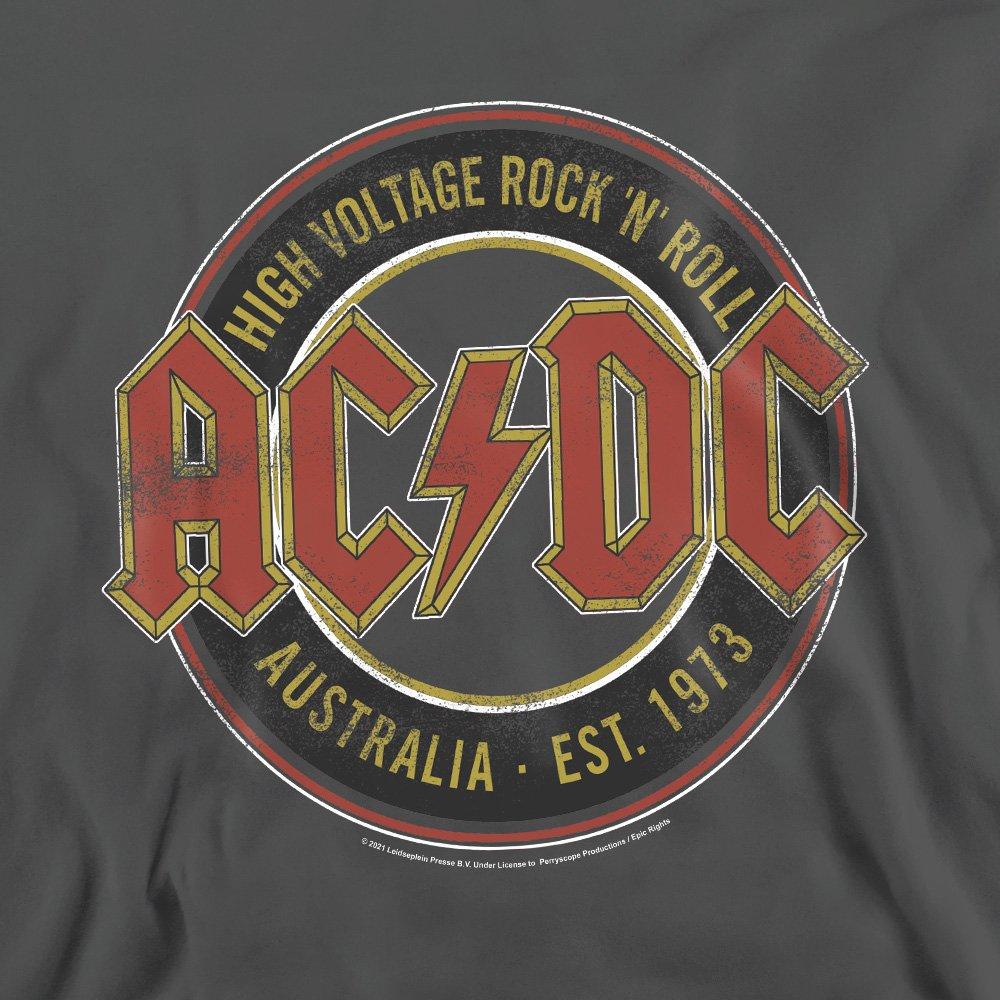 Charcoal - ACDC - AC DC Est. 73 Crew Sweatshirt Charcoal - 2