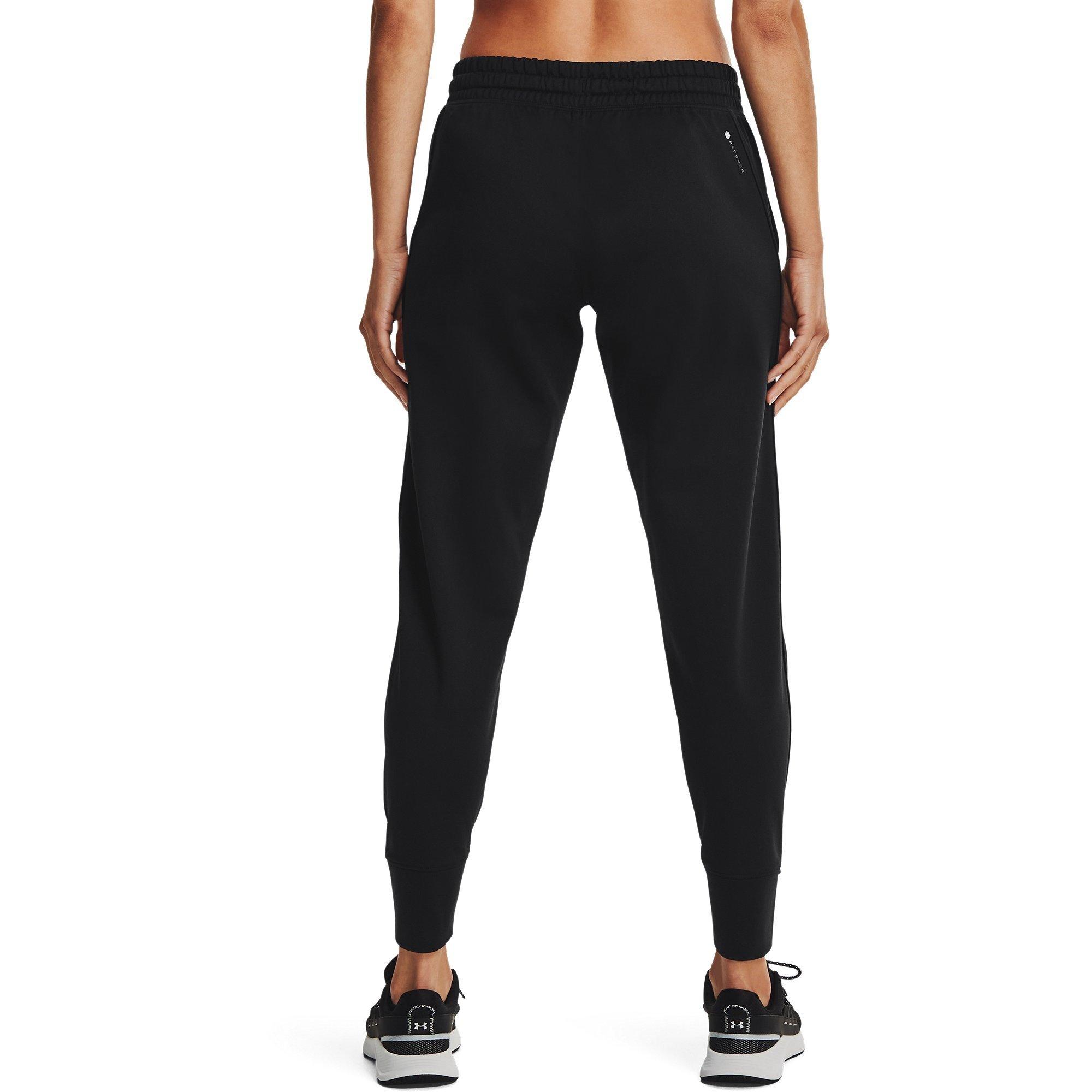 Noir - Under Armour - Under Recover Jogging Pants Womens - 4