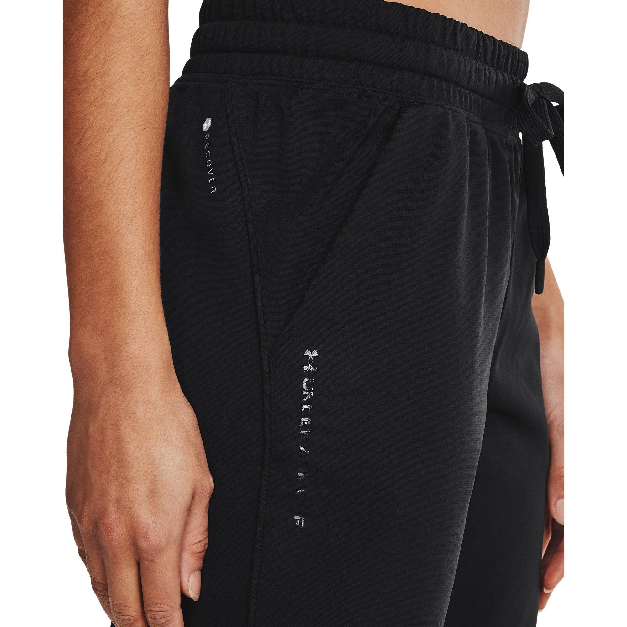 Noir - Under Armour - Under Recover Jogging Pants Womens - 8