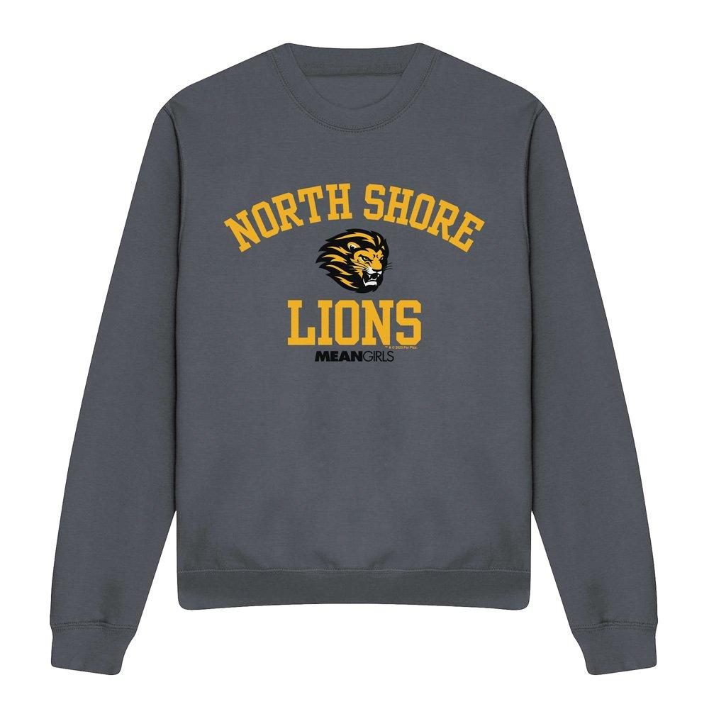 Charcoal - Mean Girls - Mean Girls North Shore Lions Crew Sweatshirt Char - 4