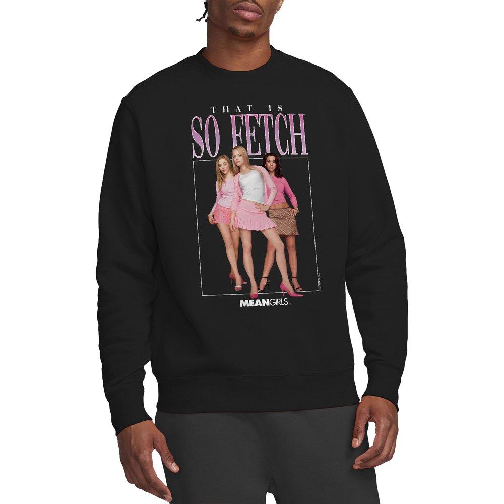 Black - Mean Girls - Mean Girls So Fetch 90S Crew Sweatshirt Black - 1