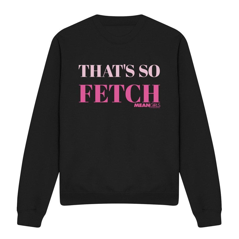 Black - Mean Girls - Mean Girls ThatS So Fetch Crew Sweatshirt Black - 4