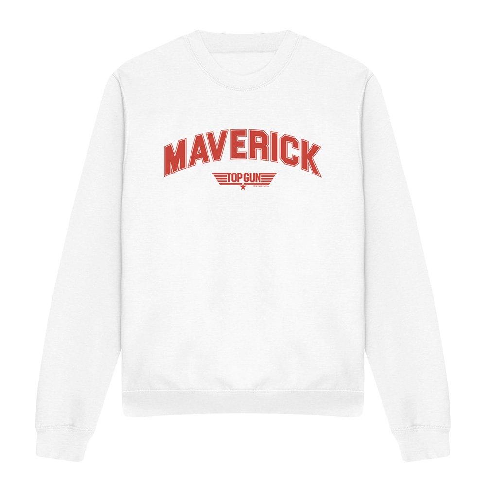 White - Top Gun - Top Gun Maverick Varsity Unisex Crew Sweatshirt W - 4