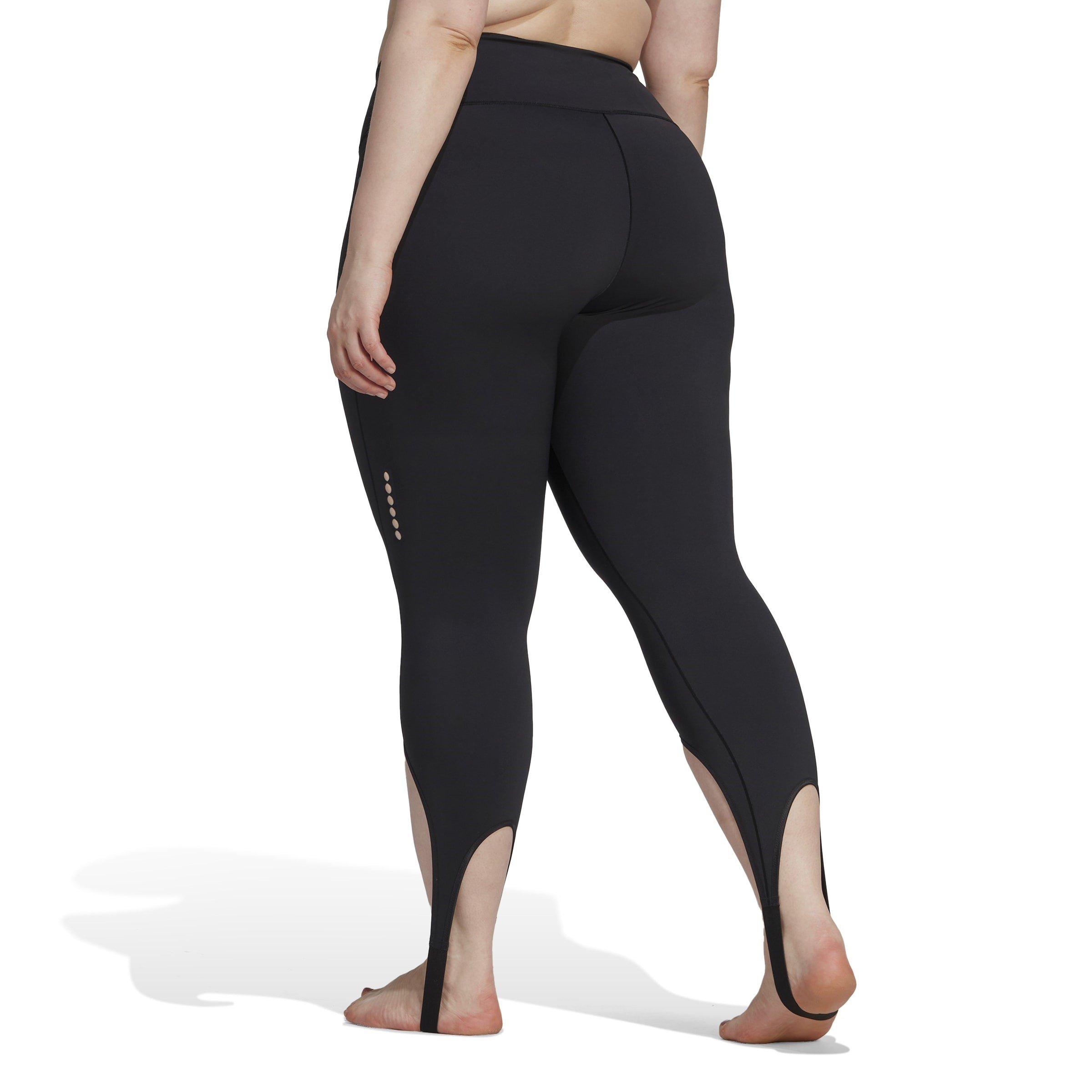Zwart - adidas - Collective Power Yoga Leggings (Plus Size) Womens - 3